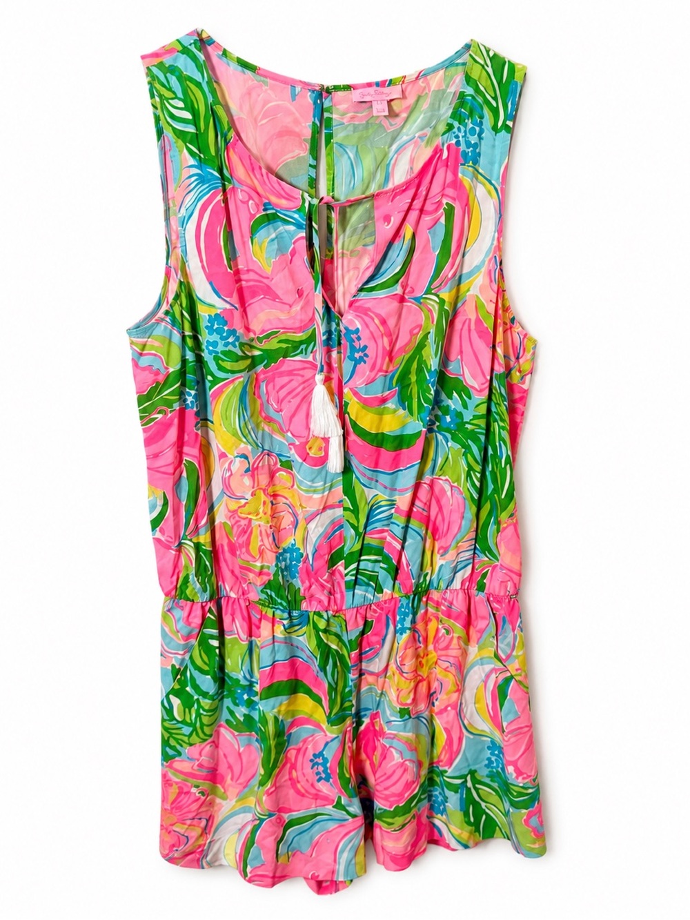 Lilly Pulitzer Tybee Print Womens Romper Size XL